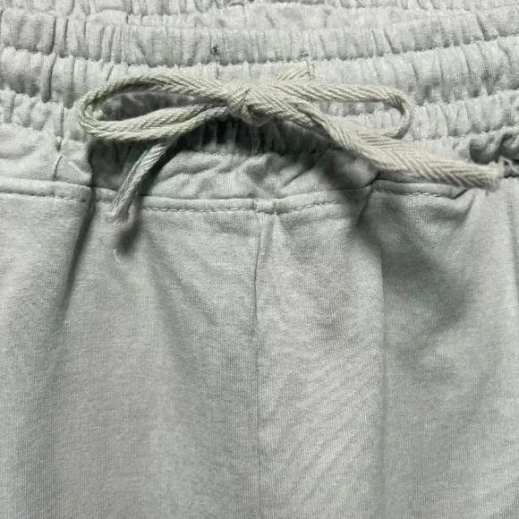 MADE IN ITALY Relaxed Fit Drawstring Elastic Waist Cotton Blue Pants Women S - Picture 3 of 8